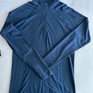 Men’s Lululemon Navy Blue Long Sleeve Quarter-Zip